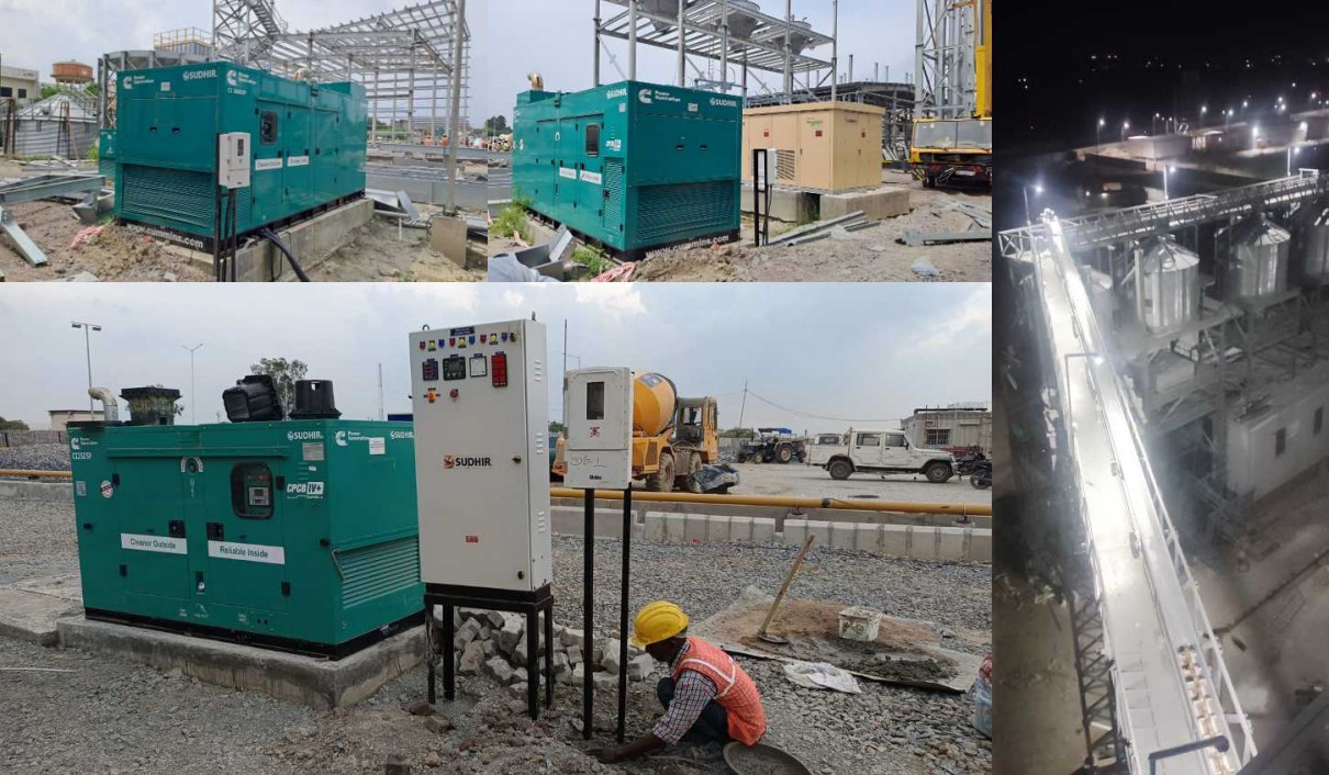 Substation and DG installation at project site